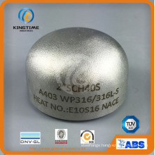 Pipe Fitting Stainless Steel 304/304L Cap with ISO9001: 2008 (KT0292)